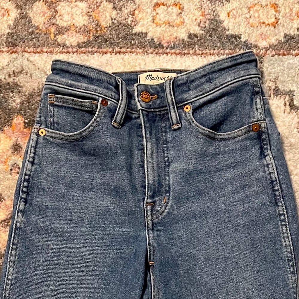 Madewell Jeans Curvy Straight Leg 24” High Rise